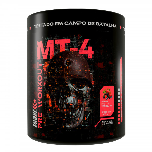 PRÉ TREINO MT4 300g NEW FORCE FRUTAS VERMELHAS