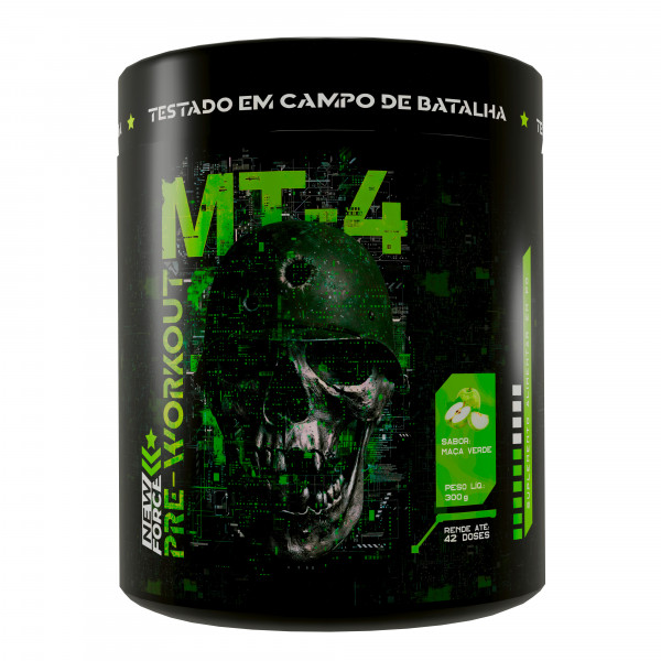 PRÉ TREINO MT4 300g NEW FORCE MAÇÃ VERDE